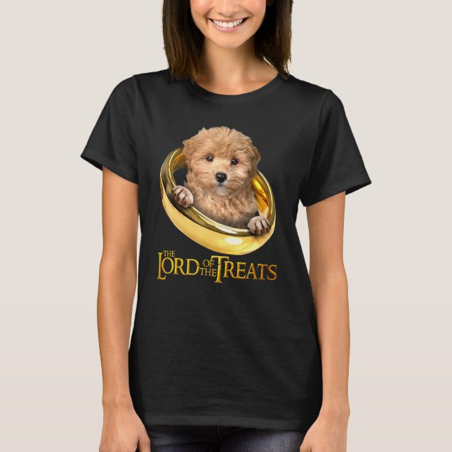 T-shirt Seigneur Des Friandises Chiot Maltipoo (Devant)