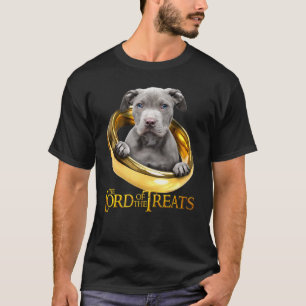 T-shirt Seigneur Des Friandises Grey Puppy Pitbull