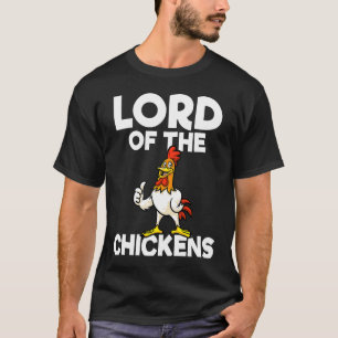 T-shirt Seigneur des poulets éleveurs de poulets impressio
