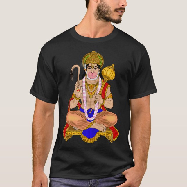 T-Shirt Seigneur Hanuman (Devant)