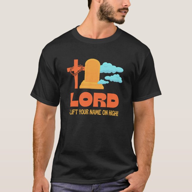 T-shirt SEIGNEUR JE LAISSE VOTRE NOM Christian (Devant)
