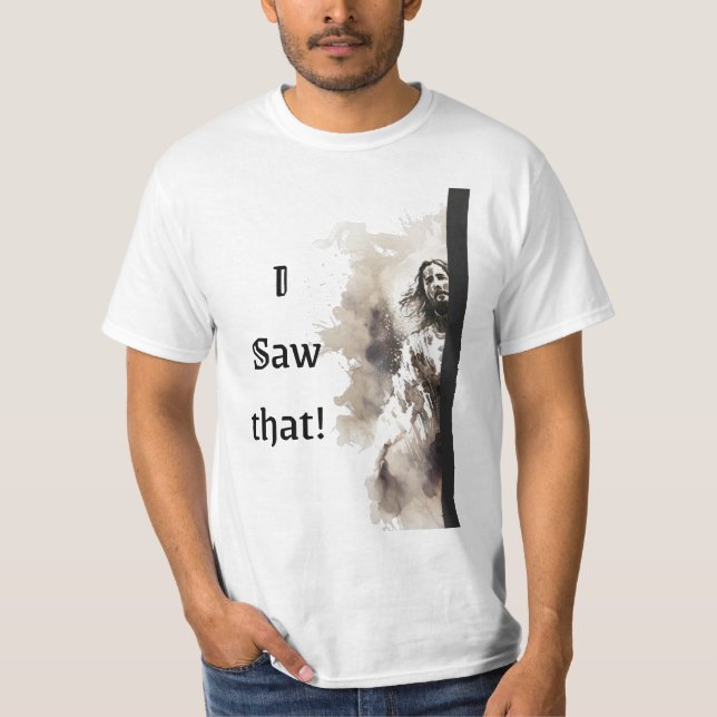 T-shirt Seigneur Jésus "J'ai vu ça" Hommes (Devant)