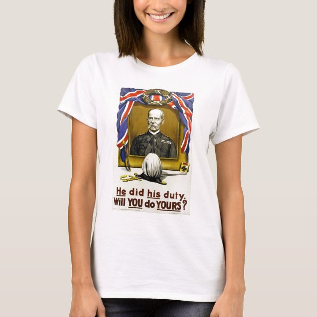 T-shirt Seigneur Kitchener (Devant)