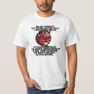 T-shirt Seigneur Satan Commands It !