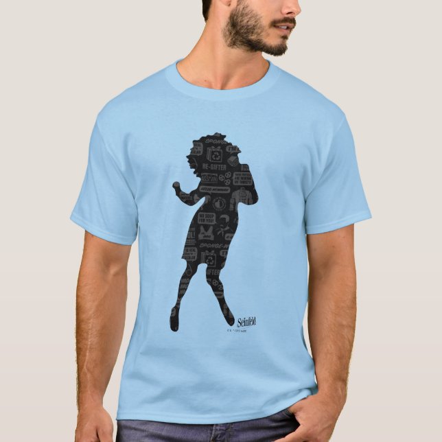 T-shirt Seinfeld | Elaine Danse Silhouette (Devant)