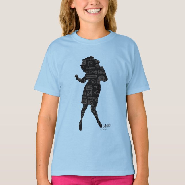 T-shirt Seinfeld | Elaine Danse Silhouette (Devant)