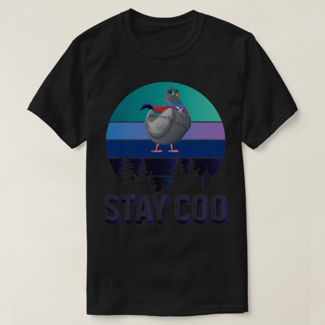 T-shirt Séjour Coo Vintage Pigeon 18 (Design devant)