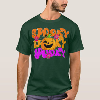 T-shirt Séjour Éffrayant Citrouille Tête drôle Costume d'H