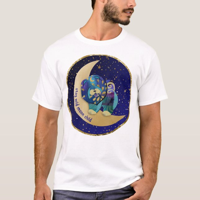T-shirt SÉJOURNER WILD MOON ENFANT Chien Chow Chemises BLA (Devant)