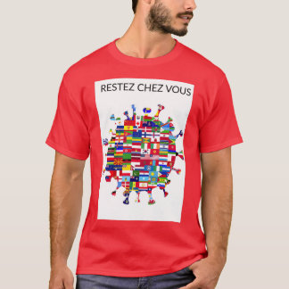 T-shirt Séjournez à la maison 1