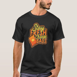 T-shirt Séjournez Des Sacs De Fromage Frais Fromage À La C
