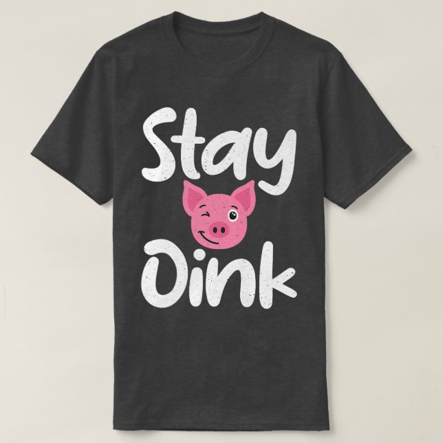 T-shirt Séjournez Oink Pig Owner Pig Farmer Premium (Design devant)