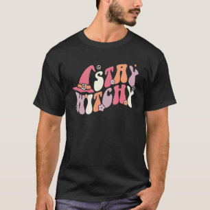 T-shirt Séjournez Witchy Witch Casquette Trick Ou Traitez
