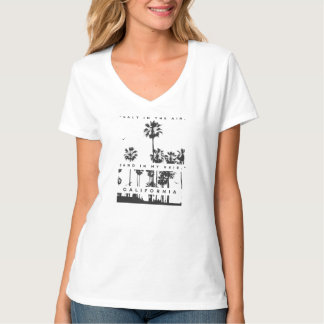 T-shirt Sel dans l'air, sable dans mes cheveux | Plage cal
