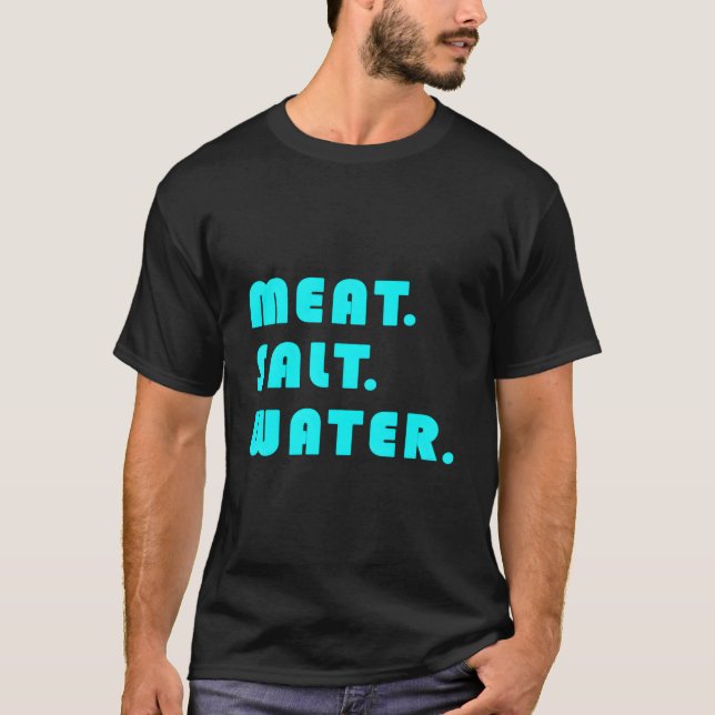T-shirt Sel de mer pour viande (Devant)