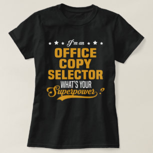 T-shirt Sélecteur de copie Office