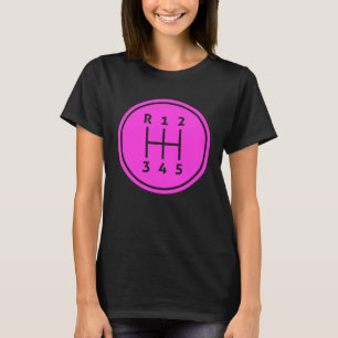 T-shirt Sélecteur de Vitesse de Voiture Mec de Course Cool