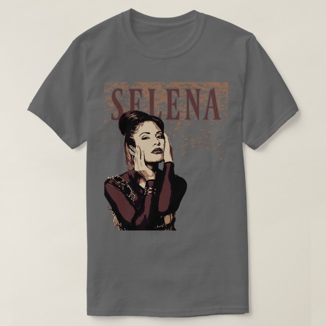 T-shirt Selena Brown Vintage (Design devant)