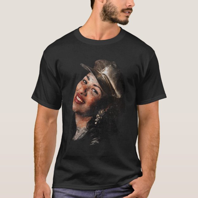 T-shirt Selena Quintanilla a souri (Devant)
