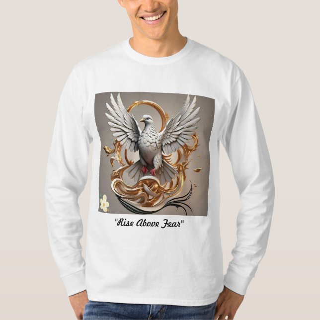 T-shirt "S'élever au-dessus de la peur" (Devant)