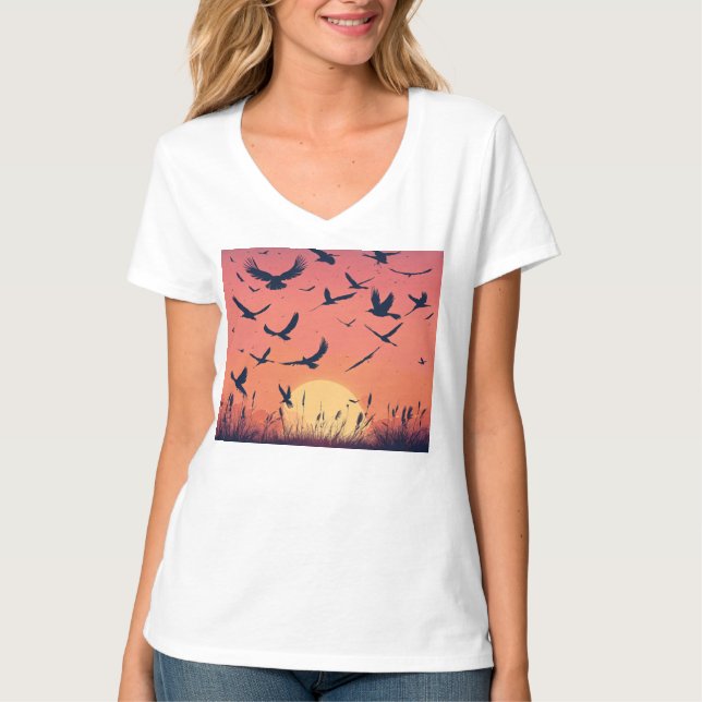 T-shirt S'élever dans le silence (Devant)