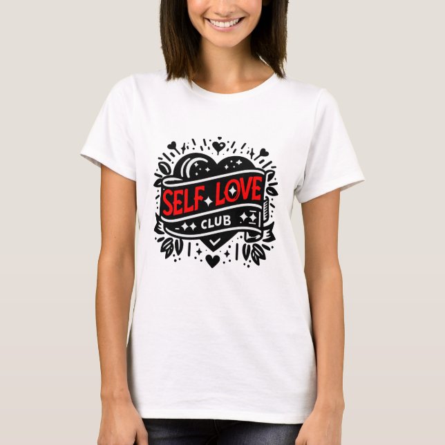 T-shirt "Self Love Club" (Devant)