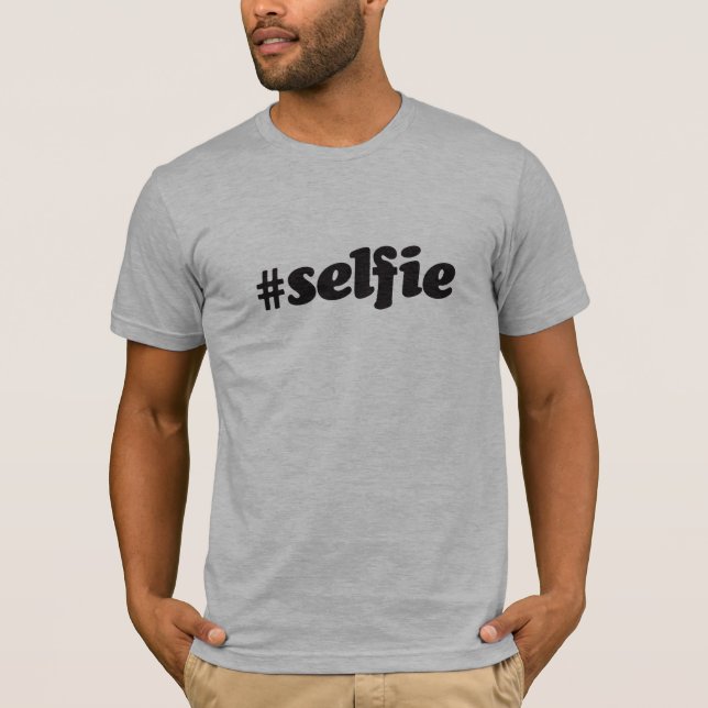 T-shirt #selfie (Devant)