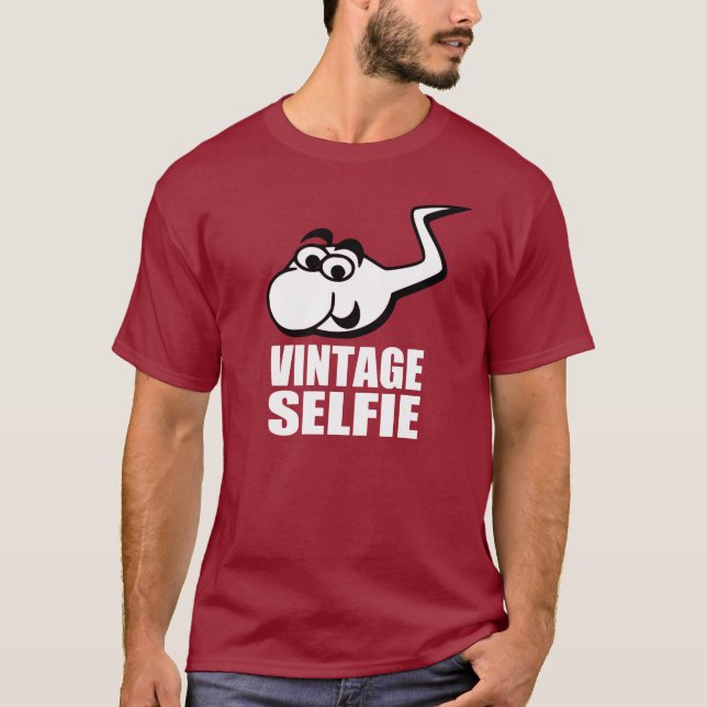 T-SHIRT SELFIE DRÔLE (Devant)