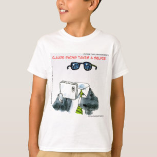 T-shirt Selfie invisible drôle