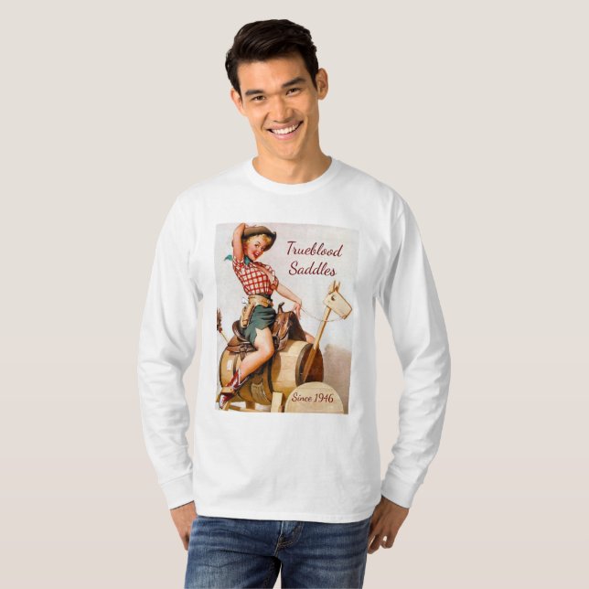 T-shirt Selle Pinup (Devant entier)