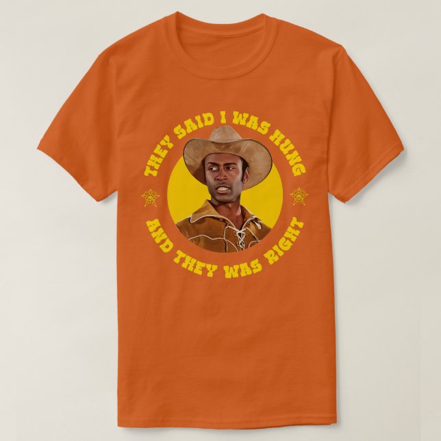 T-shirt Selles Lames Sheriff Bart Hung (Design devant)
