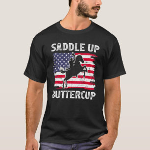 T-shirt Sellez Buttercup Vintage Vie Western Country U