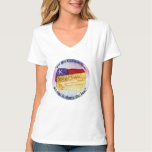 T-shirt "selon la Constitution, personne n'est au-dessus d