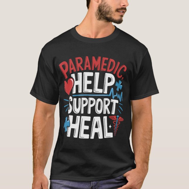 T-shirt Sem Paramedale Et Emt Pour Les Premiers Secours D' (Devant)