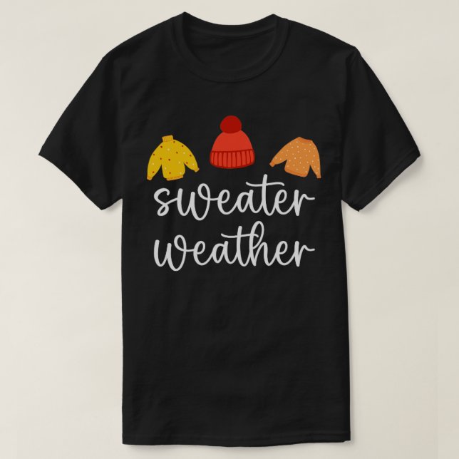 T-shirt Semaine automnale Sweather1 (Design devant)