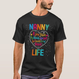 T-shirt Semaine d'appréciation de la vie de nounou Retour 
