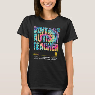 T-shirt Semaine d'appréciation de l'enseignant en autisme