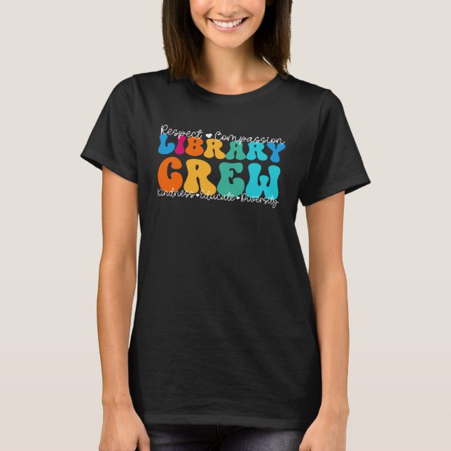 T-shirt Semaine d'appréciation de l'équipe de bibliothèque (Devant)
