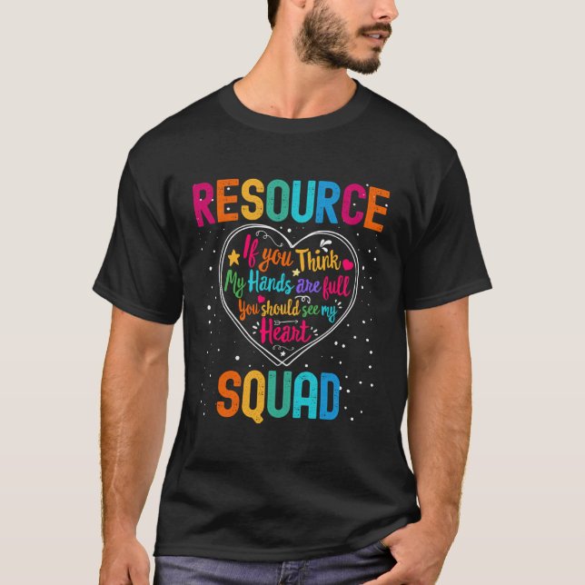 T-shirt Semaine d'appréciation de l'équipe de ressources R (Devant)