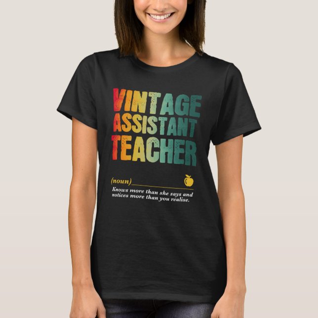 T-shirt Semaine d'appréciation des enseignants adjoints de (Devant)