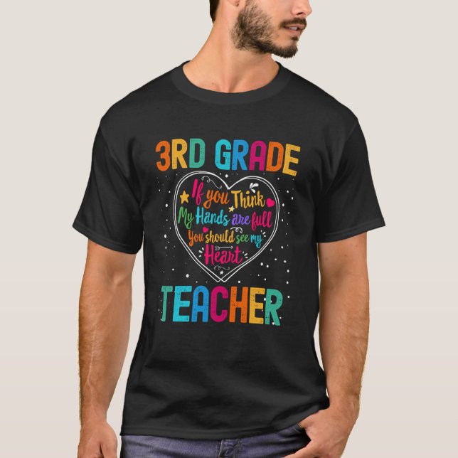 T-shirt Semaine d'appréciation des enseignants de 3e année (Devant)