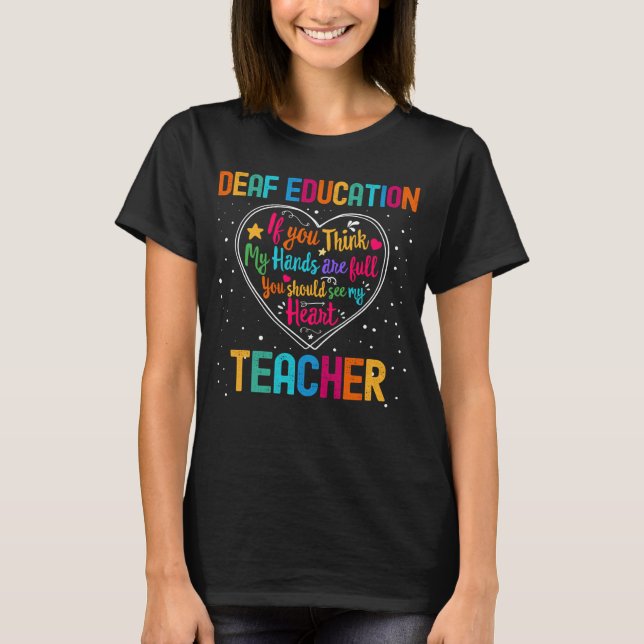 T-shirt Semaine d'appréciation des enseignants de l'éducat (Devant)