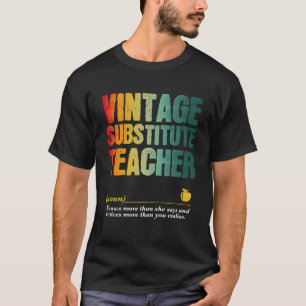 T-shirt Semaine d'appréciation des enseignants de remplace