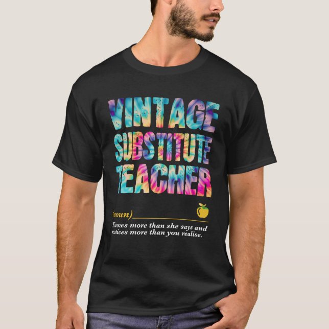T-shirt Semaine d'appréciation des enseignants suppléants  (Devant)