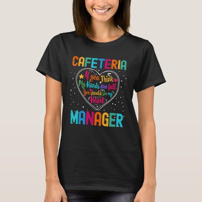 T-shirt Semaine d'appréciation des gestionnaires de cafété (Devant)