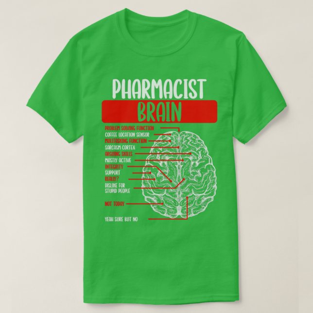 T-shirt Semaine d'appréciation des pharmaciens Drôle Tech  (Design devant)