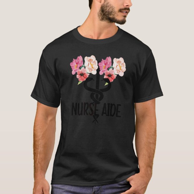 T-shirt Semaine de l'aide-soignant Caducée Aide-soignant (Devant)