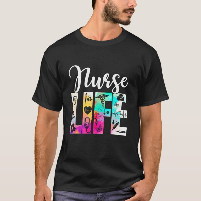 T-shirt Semaine de l'infirmière de jour Infirmière de vie  (Devant)