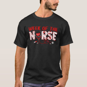 T-shirt Semaine De L'Infirmière Stethoscope Infirmière Jou