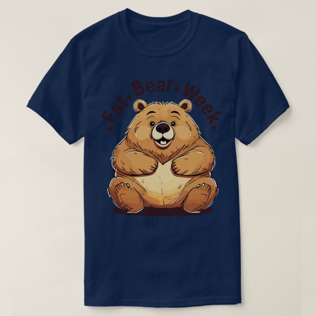 T-shirt semaine de l'ours gras (Design devant)